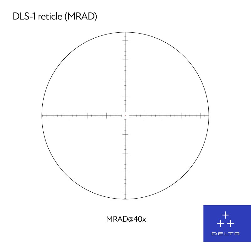 Zaměřovač Delta Stryker HD 5-50x HD SFP DLS-1